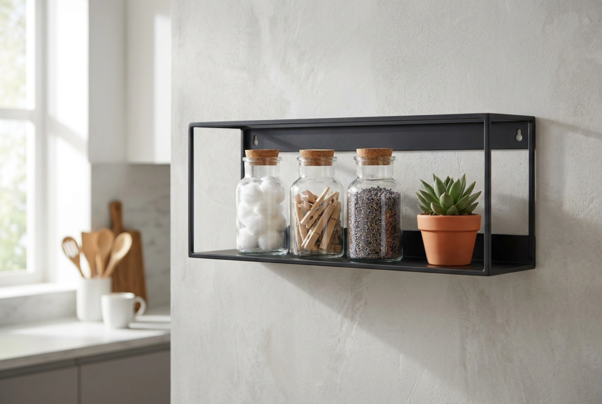 Metallwandregale: Minimalistische Ordnung ohne schwere Möbel