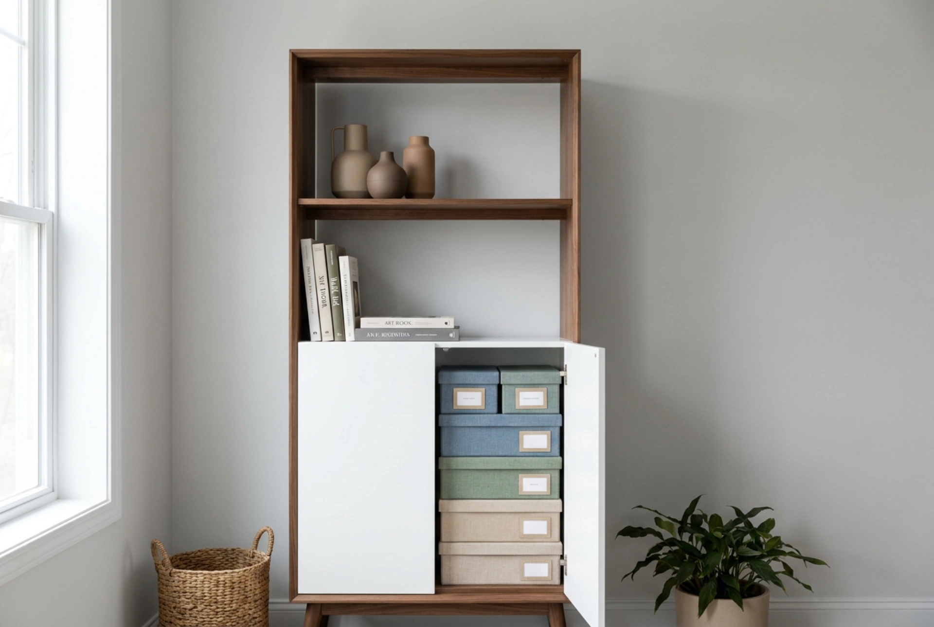 Regale mit Unterschrank: Kleinkram clever und unsichtbar organisieren