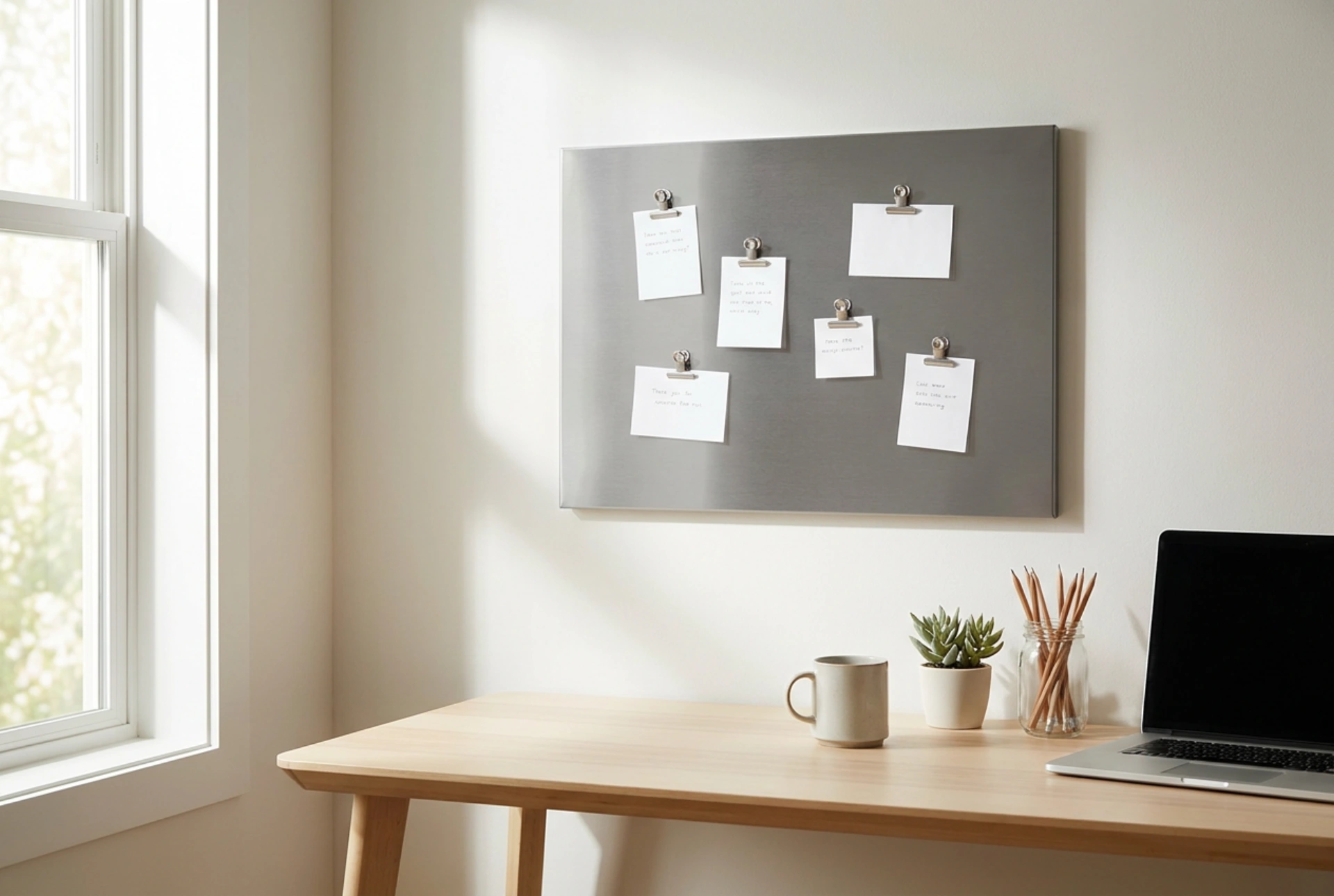 Wie Sie eine magnetische Wandtafel im Homeoffice optimal planen