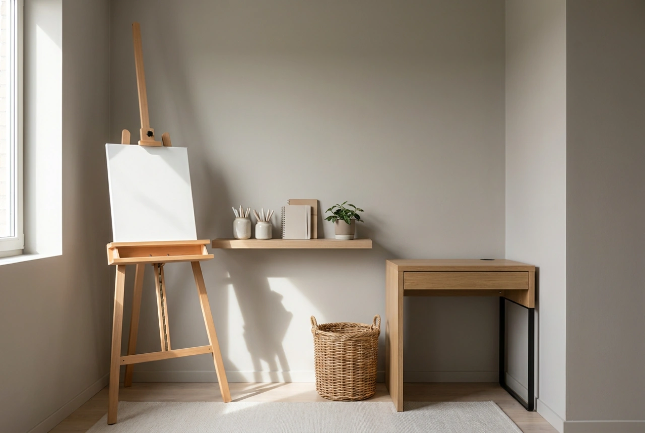 Doppelseitige Kindertafel im organisierten Lernbereich