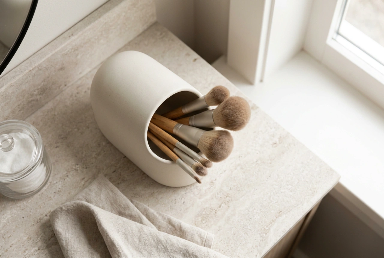 Wie Sie einen Make-up-Pinsel-Organizer nach dem Waschen richtig nutzen