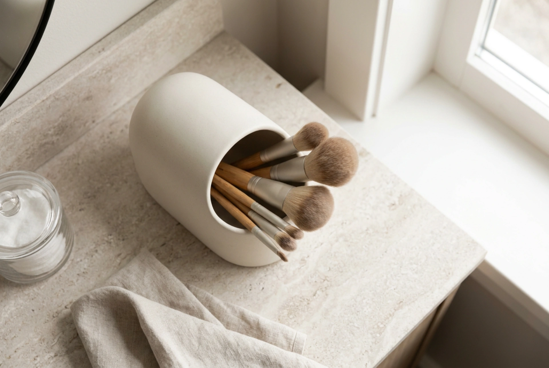 Wie Sie einen Make-up-Pinsel-Organizer nach dem Waschen richtig nutzen