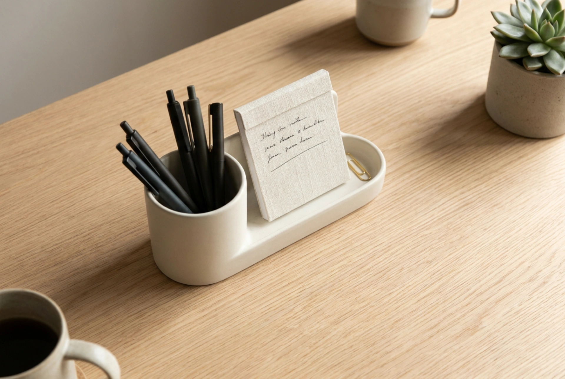 Eleganter Schreibtisch-Organizer: Ordnung und Stil ohne Kompromisse