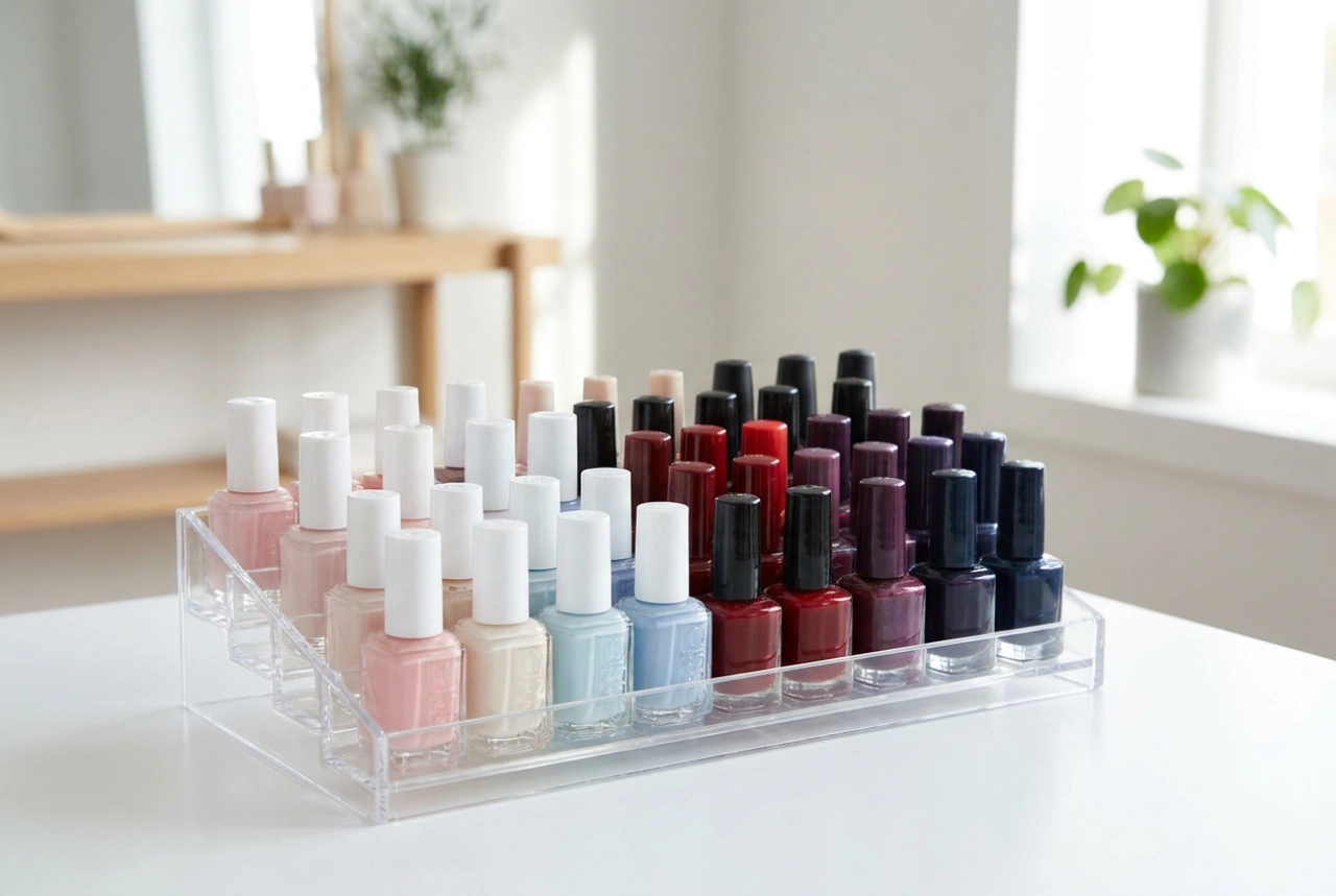 Nagellack-Organizer und das perfekte Farbsortiersystem
