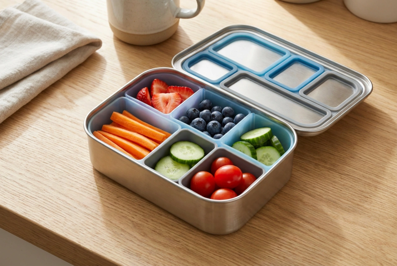 Lunchbox für Kinder packen: So bleibt das Essen appetitlich getrennt