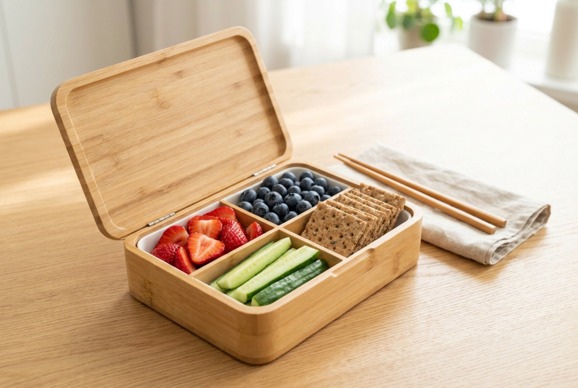 Praktische Portionen für die Schul-Brotdose: Gesund, frisch und clever verpackt