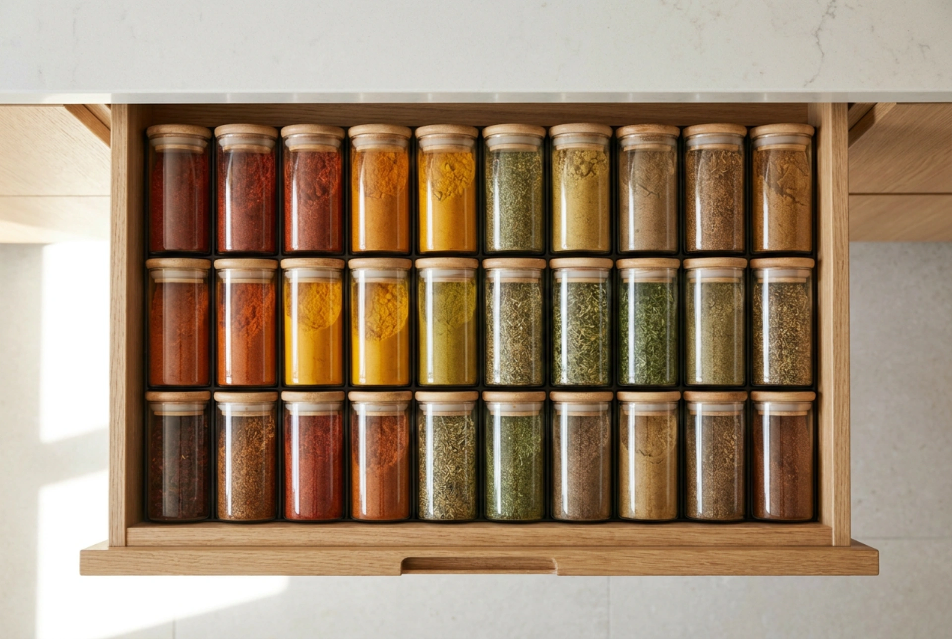 Gewürzregale in kleinen Küchen richtig planen: Aromaschutz und Ergonomie