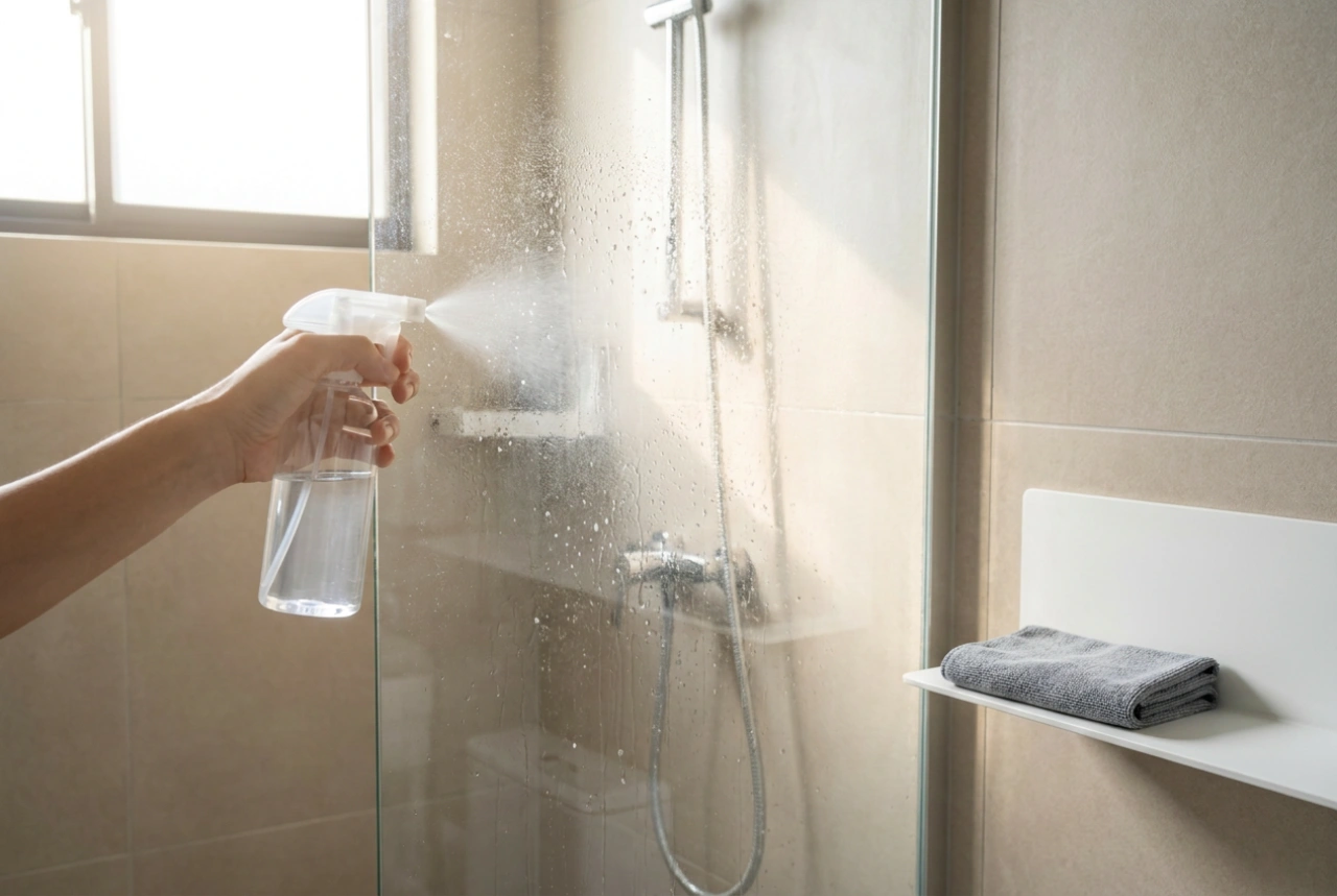 Hydrophobe Duschkabinenversiegelung richtig anwenden für langanhaltenden Glanz