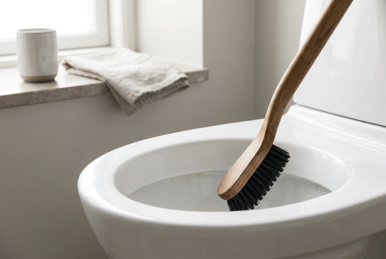 Effektive Kalkentfernung: So nutzen Sie die Toilettenbürste physikalisch und chemisch richtig