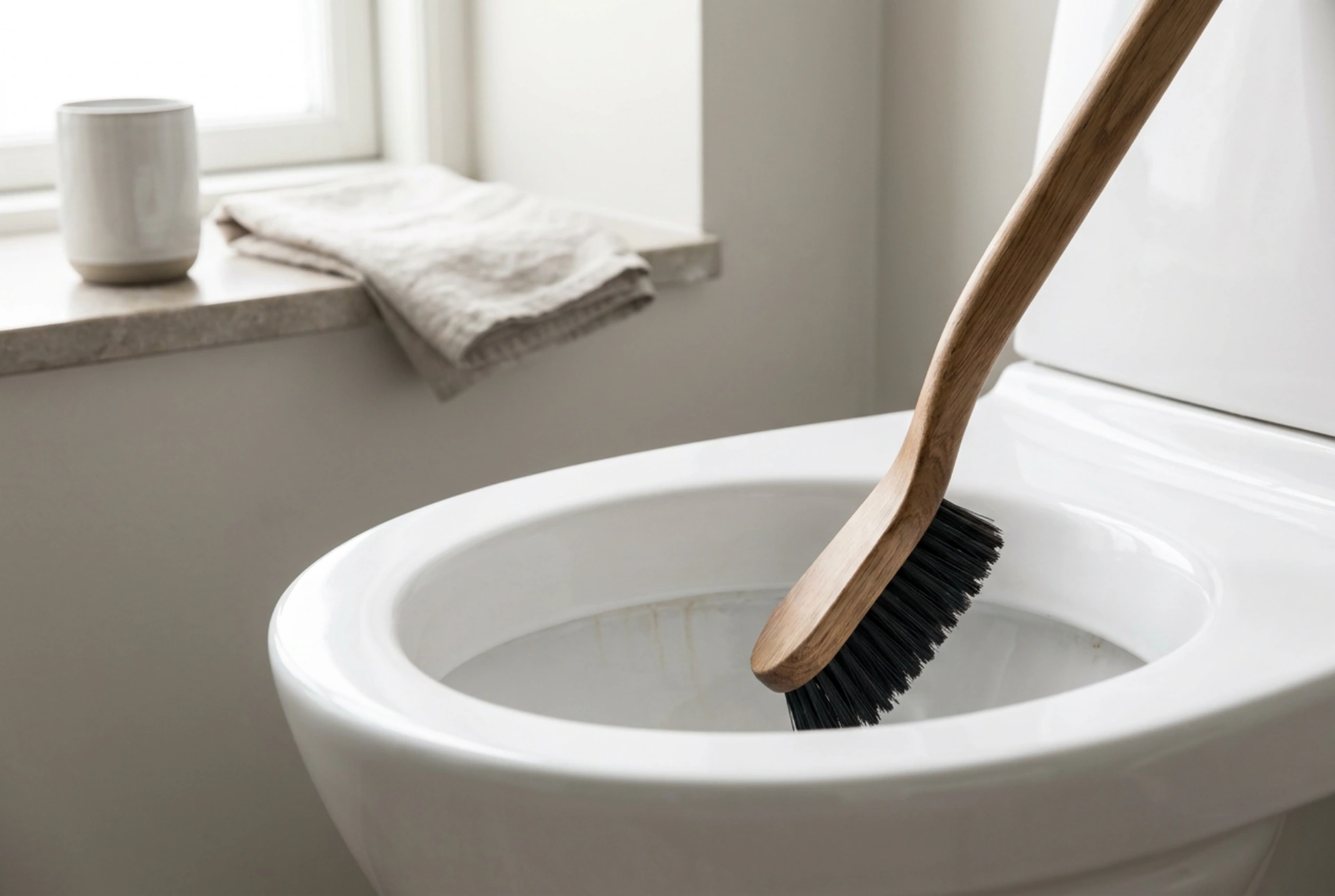 Effektive Kalkentfernung: So nutzen Sie die Toilettenbürste physikalisch und chemisch richtig