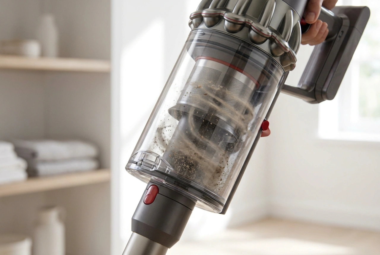 Wie ein Zyklonfilter im Staubsauger funktioniert und wann er gereinigt werden muss