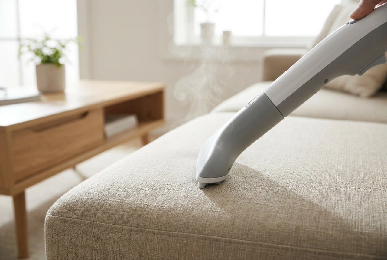 Polsterreinigung mit dem Dampfreiniger: So schützen Sie empfindliche Gewebe
