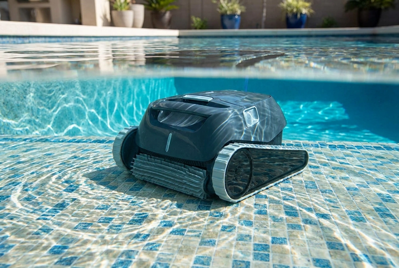 Wie man einen elektrischen Poolsauger bei Bodenablagerungen richtig einsetzt