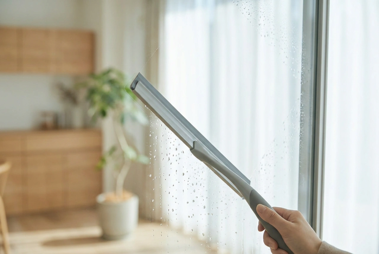 Streifenfreie Fenster: Die richtige Technik mit dem Fensterabzieher