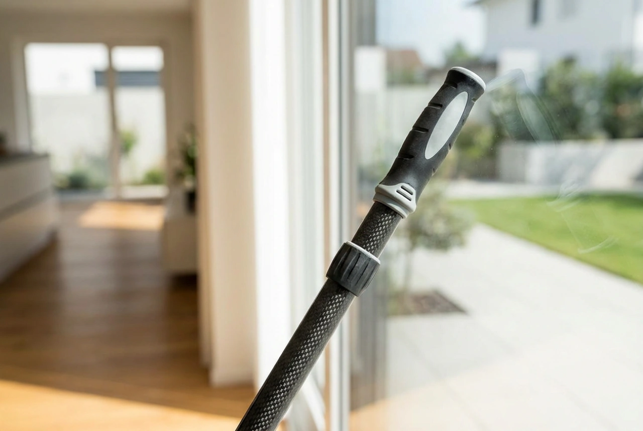 Die richtige Teleskopstange zur Fensterreinigung: Abstimmung von Höhe, Material und Kopfgewicht
