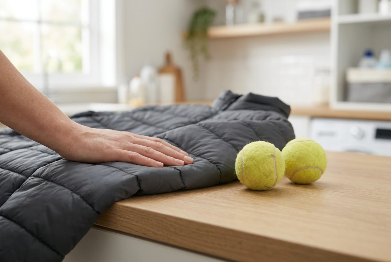 Winterjacke aus Polyester waschen: So bleibt das Bauschvolumen erhalten