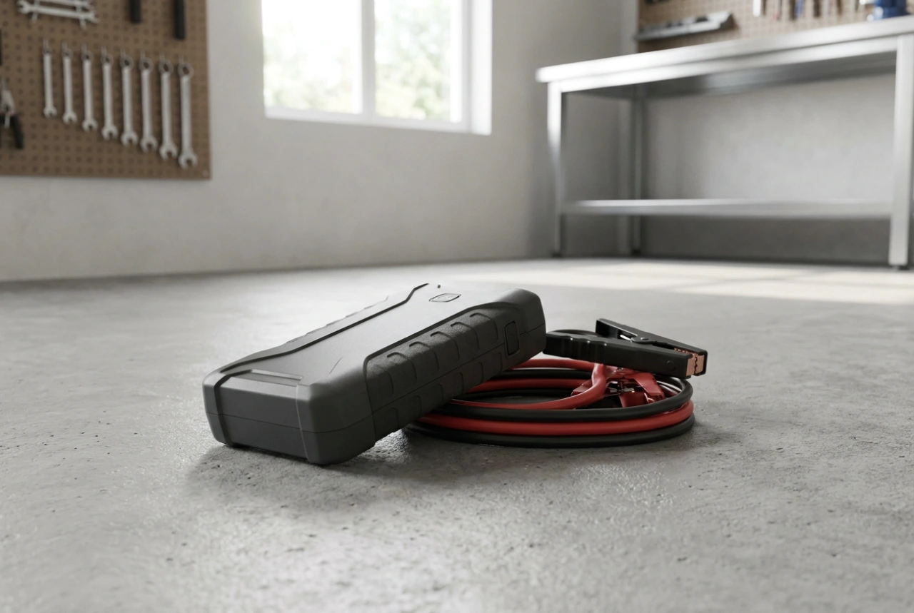 Wie Sie eine Starthilfe-Powerbank am Auto sicher verwenden