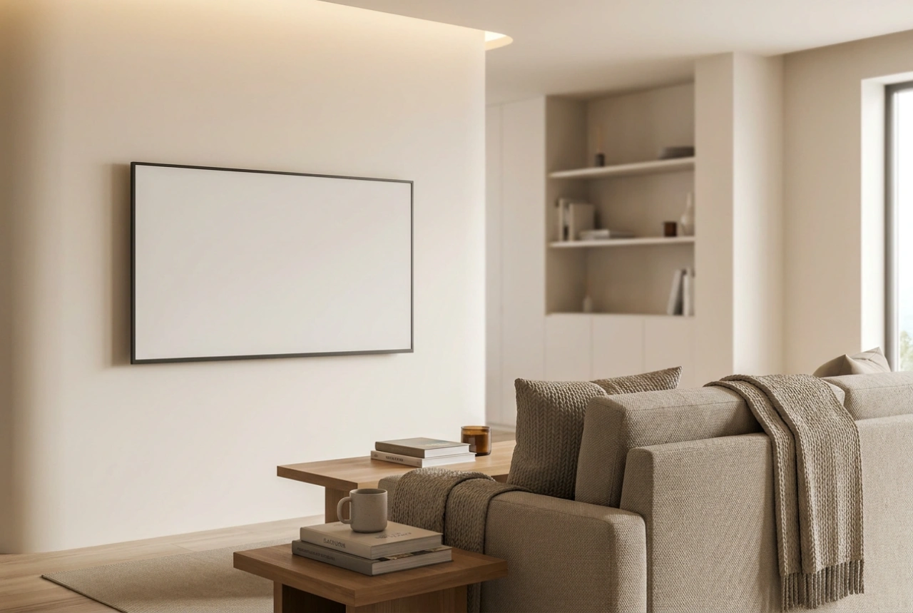 Deckenleinwand für Beamer: Der optimale Abstand zum Sofa