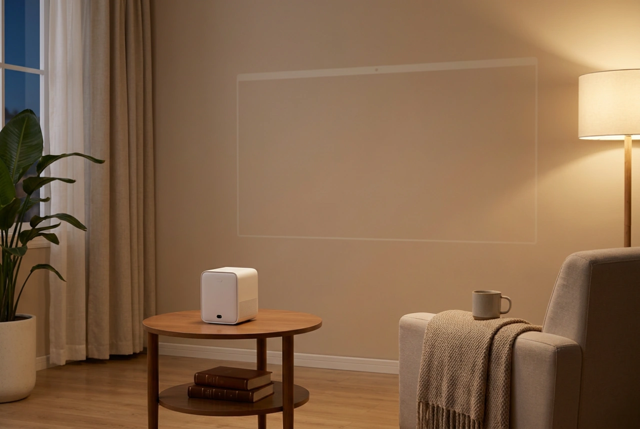 Projektor optimal auf die Wand ausrichten: So gelingt das perfekte Bild für den Filmabend