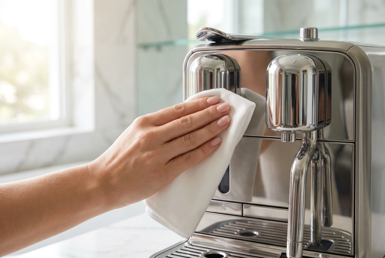 Wie man professionelle Kaffeevollautomaten nach hoher Beanspruchung reinigt