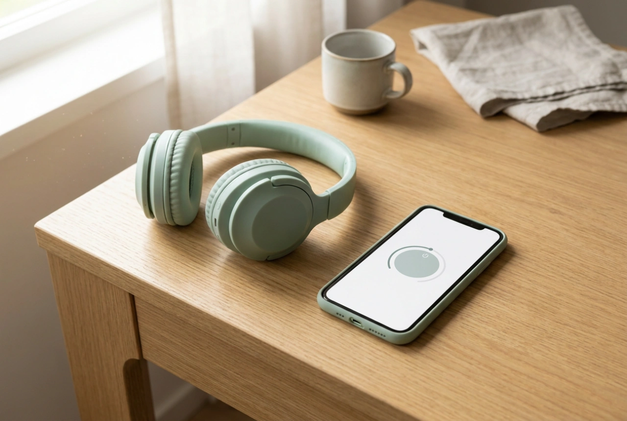 Lautstärkebegrenzung bei Over-Ear-Kopfhörern für Kinder