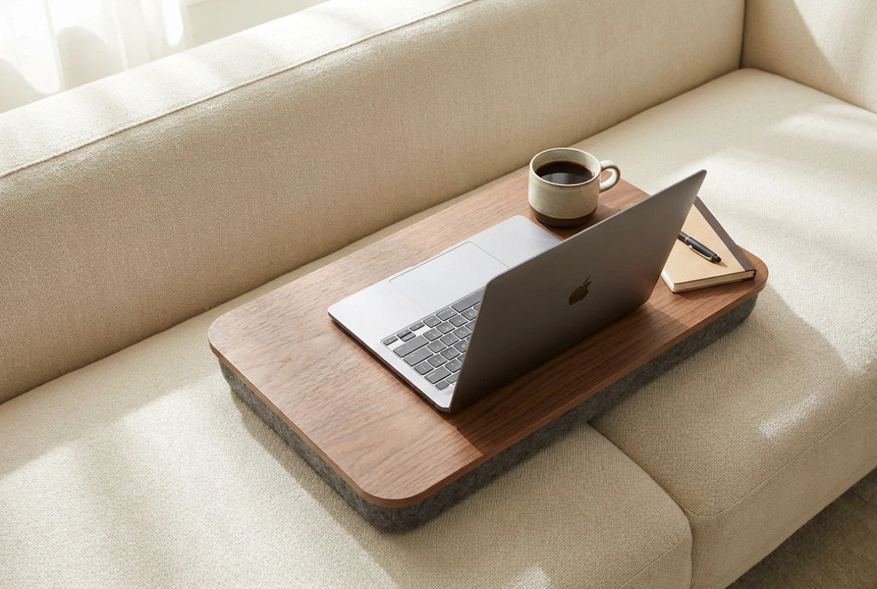 Laptop-Knietablett richtig benutzen: Ergonomie und Sicherheit