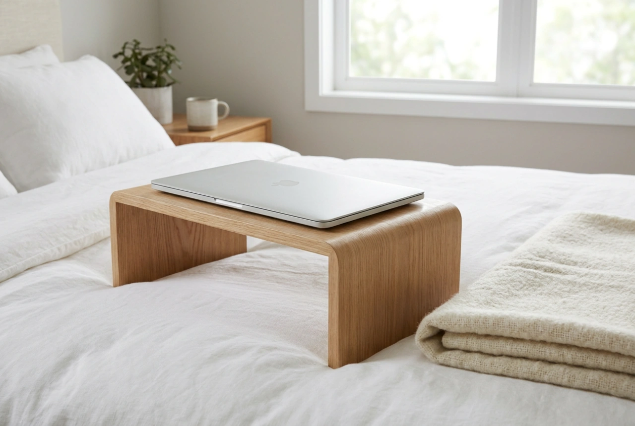 Wie Sie einen Laptopständer im Bett nutzen, ohne das Gerät zu überhitzen