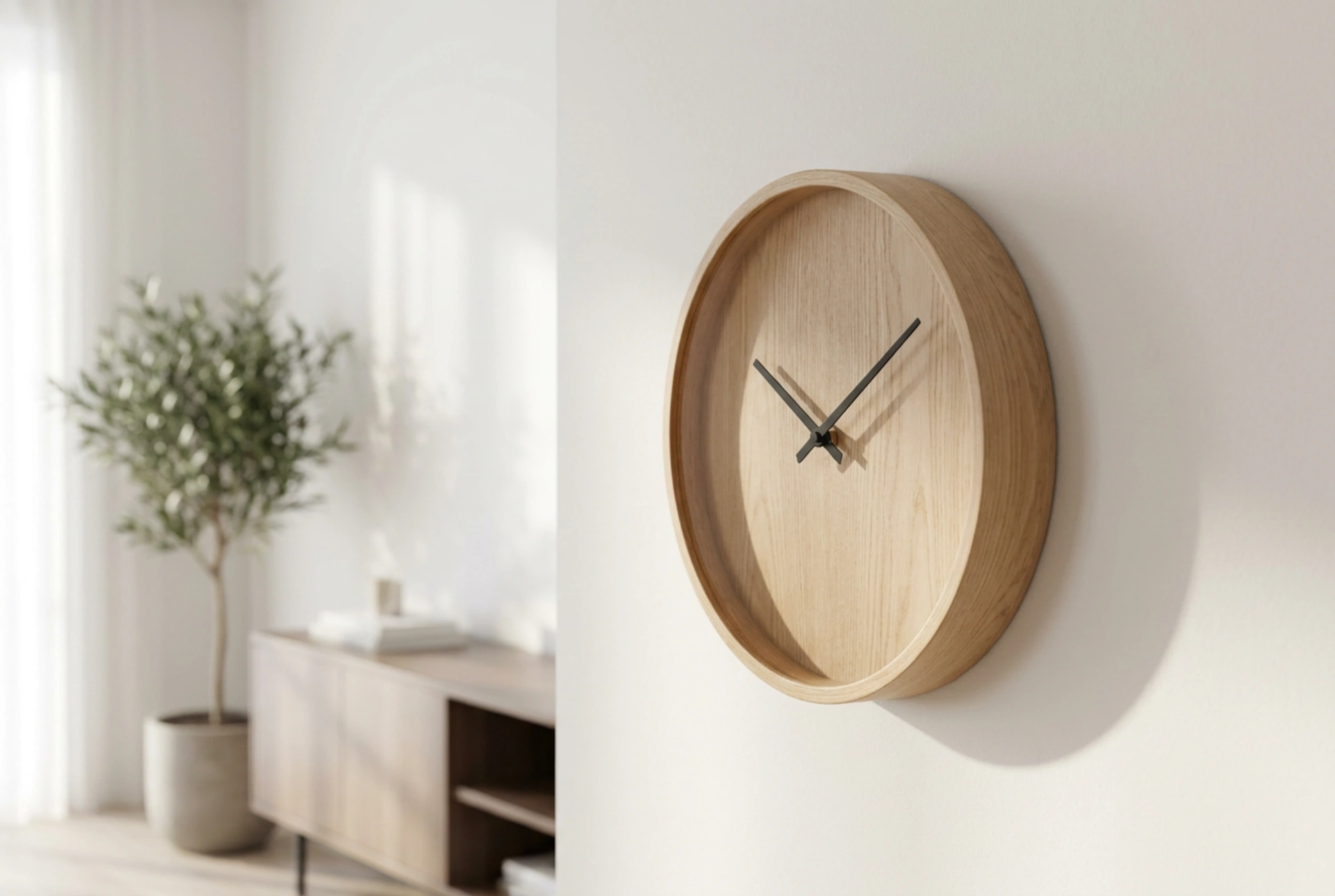 Die passende Holzwanduhr für moderne Innenräume auswählen: Materialkunde und Ästhetik