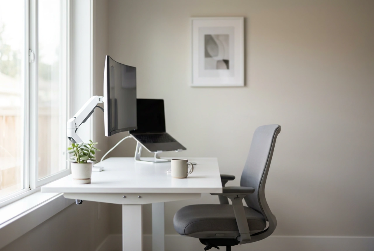 Monitor an der Wand montieren: Ergonomie und Platz am Schreibtisch optimieren