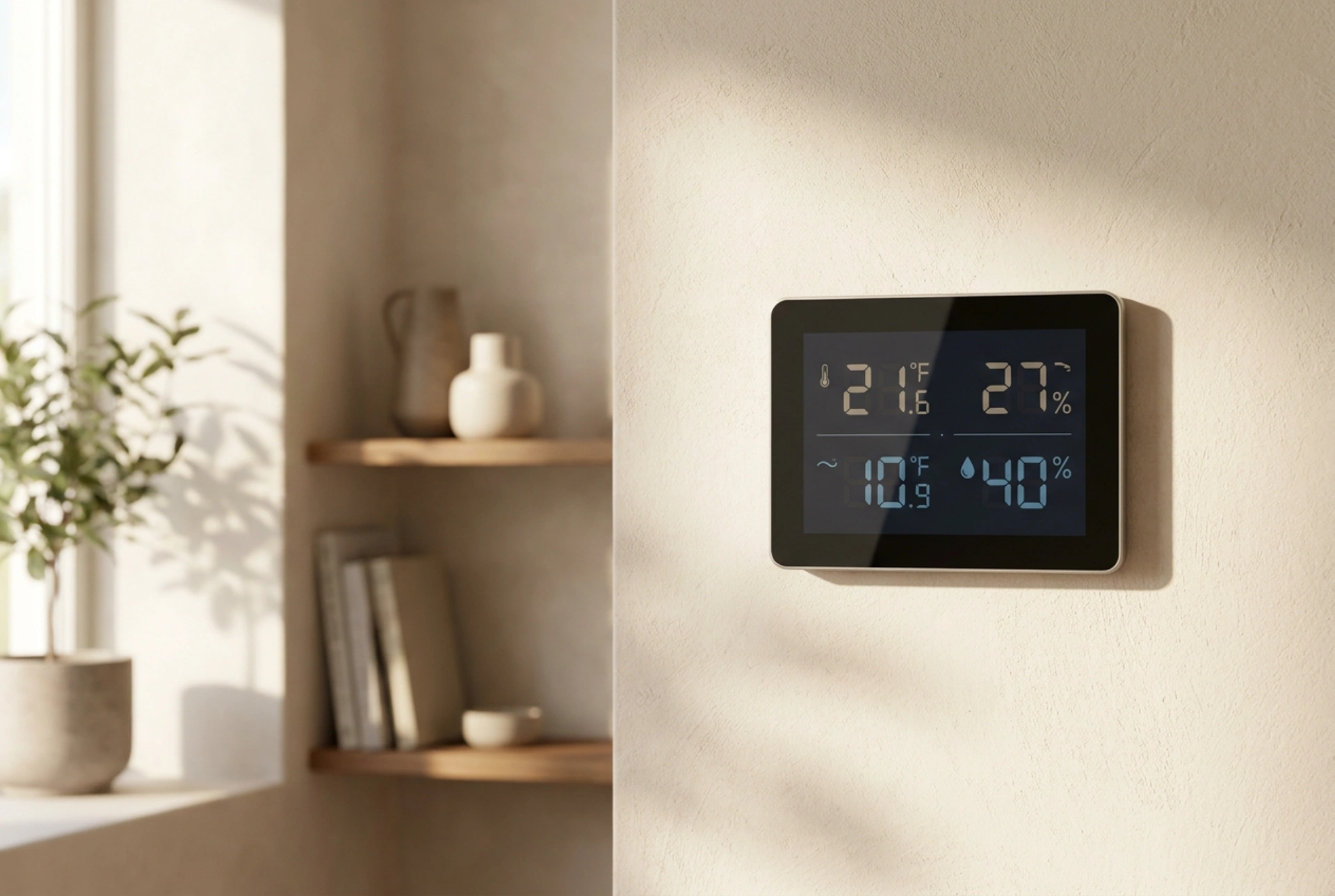 Wo man die Wetterstation in der Wohnung am besten an der Wand montiert