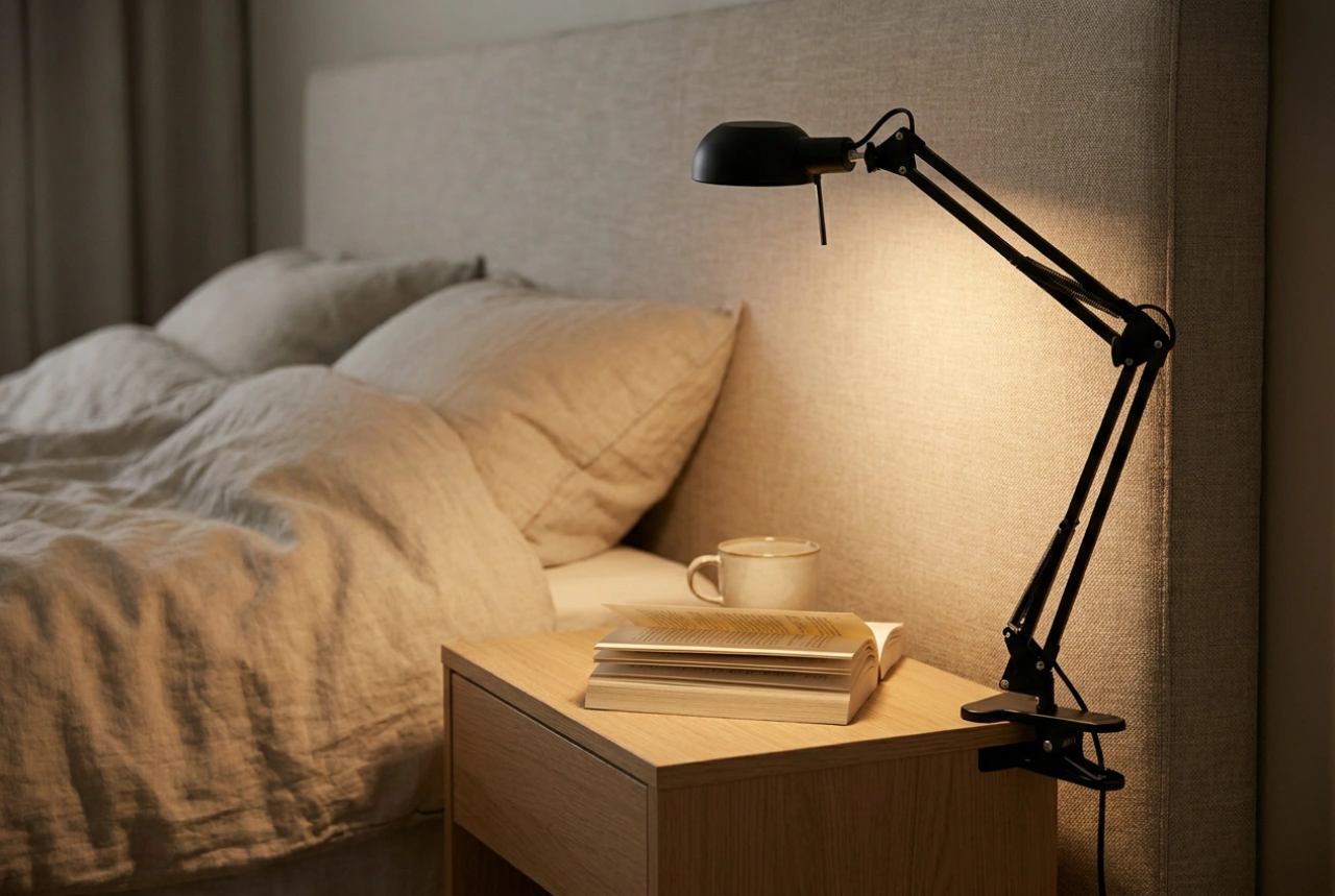 Die passende Leselampe für die Bettseite auswählen: Ergonomie und Lichtphysik im Schlafzimmer
