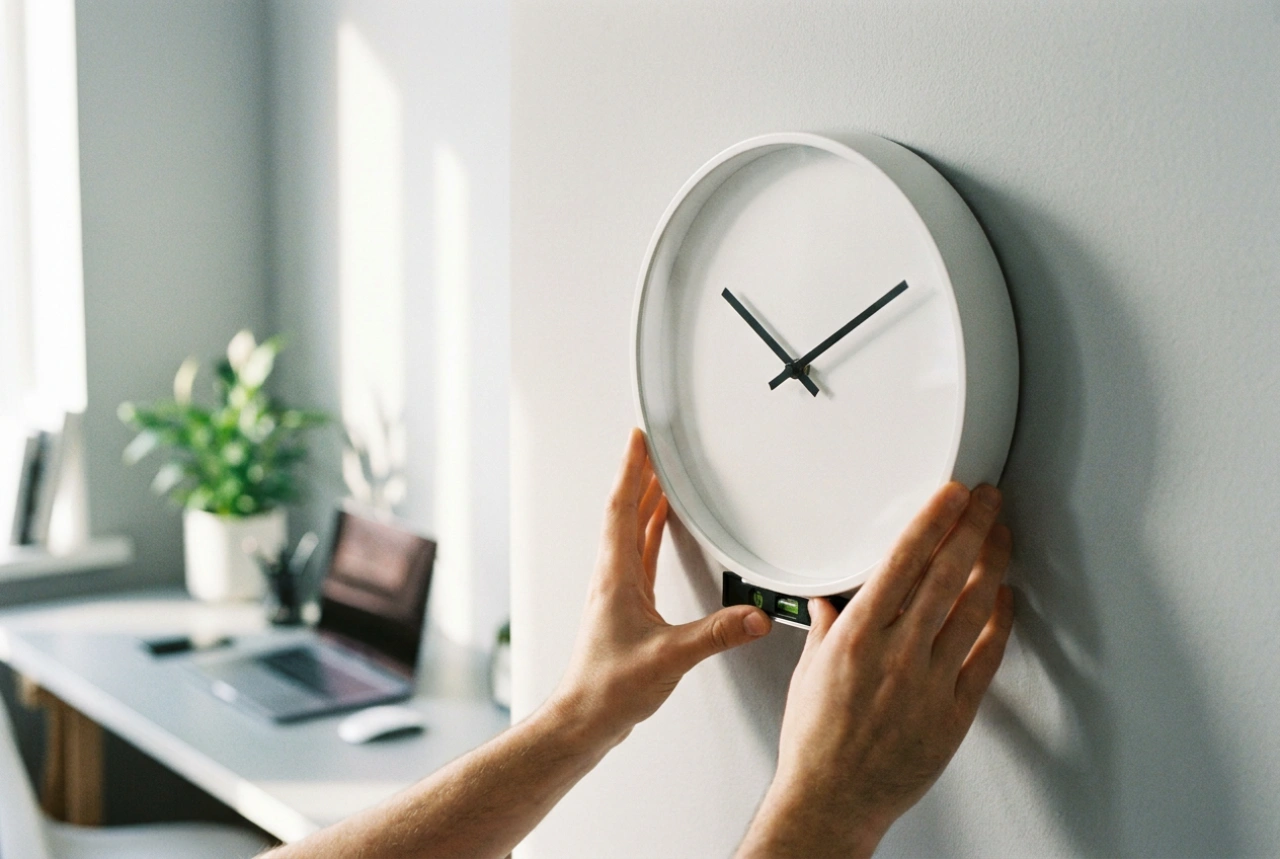 Wanduhr im Büro richtig aufhängen: So sichern Sie die optimale Lesbarkeit