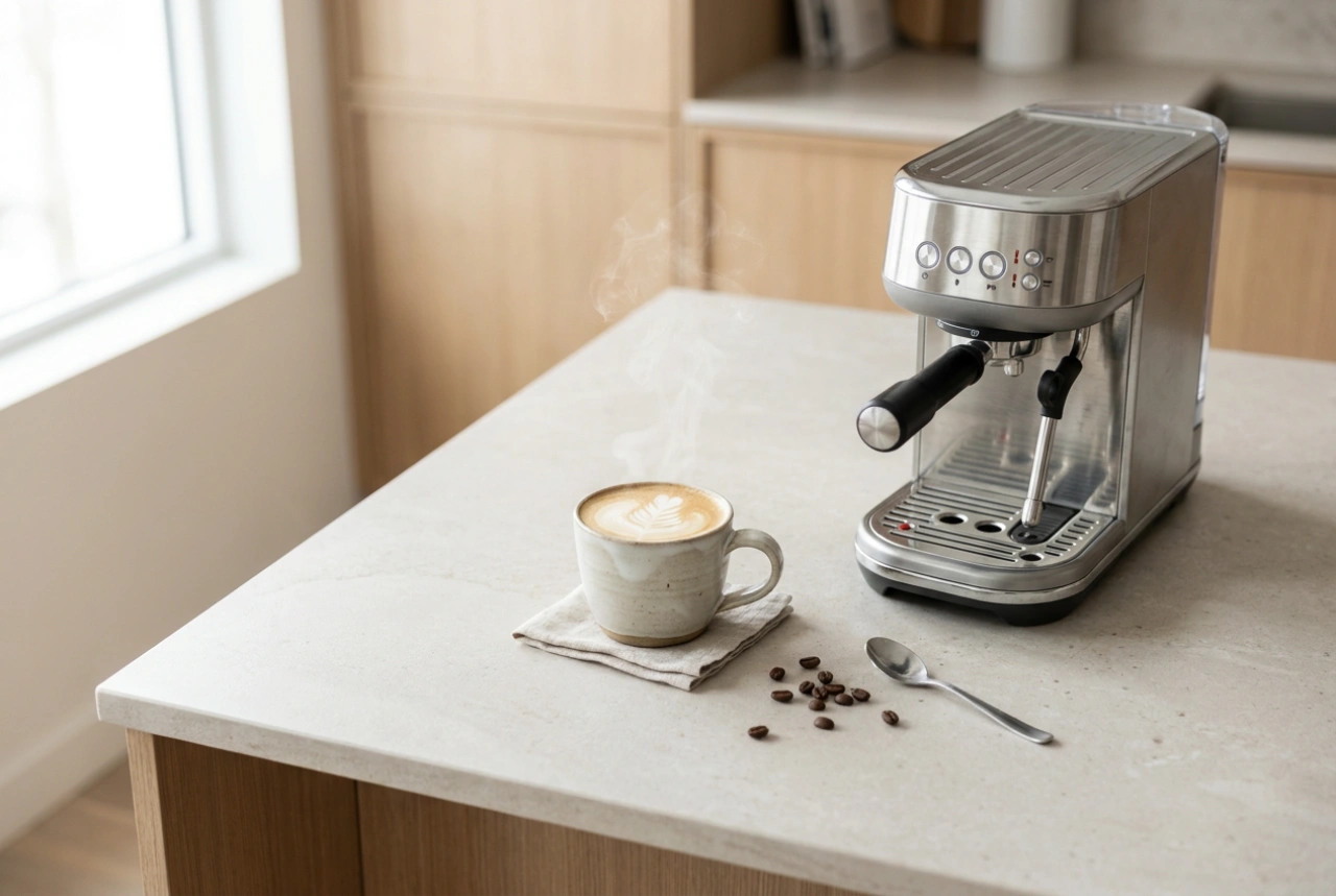 Kapselkaffeemaschine mit Milchaufschäumer reinigen