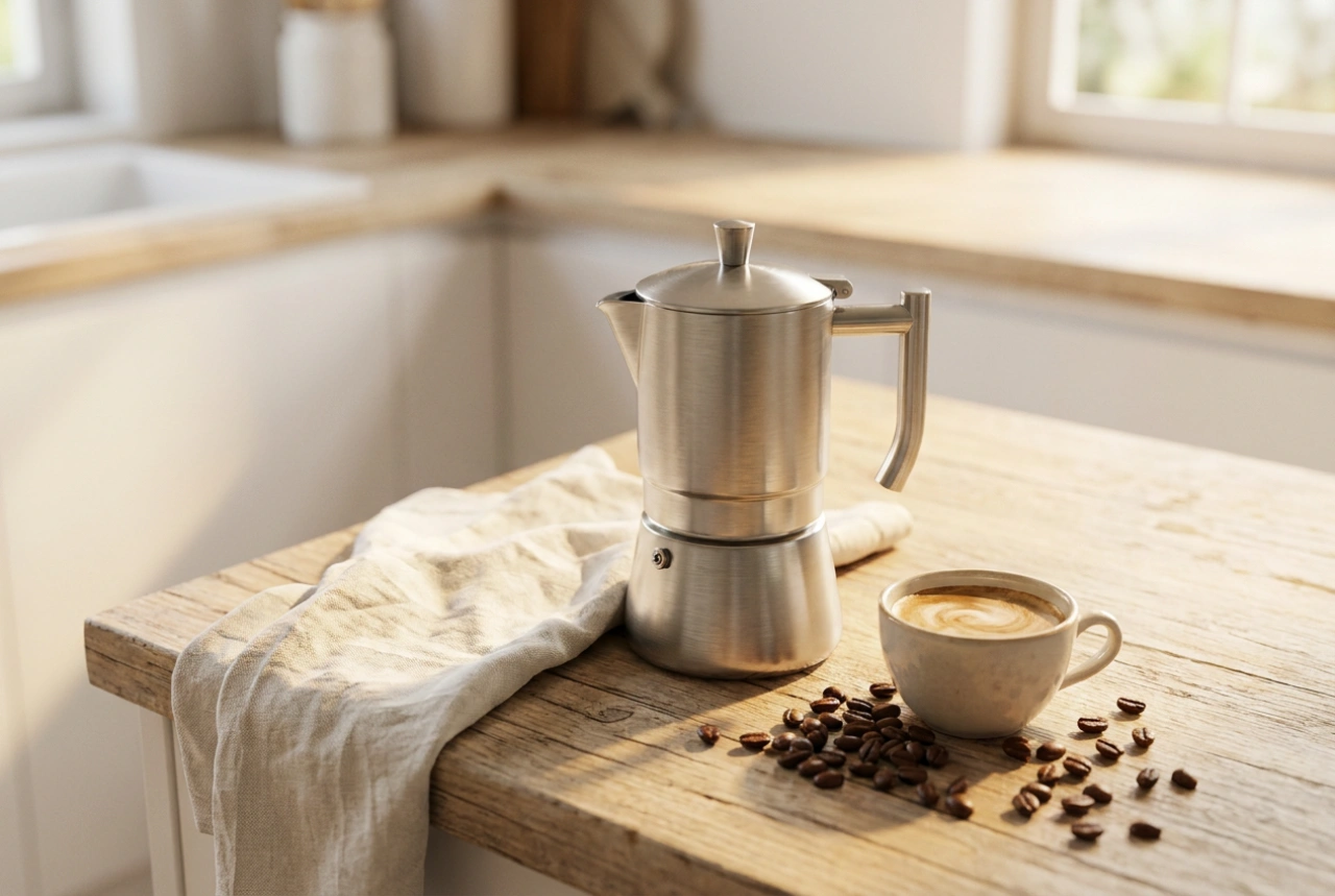Wie man Kaffee im Espressokocher zubereitet, um Bitterkeit und Kaffeesatz zu vermeiden