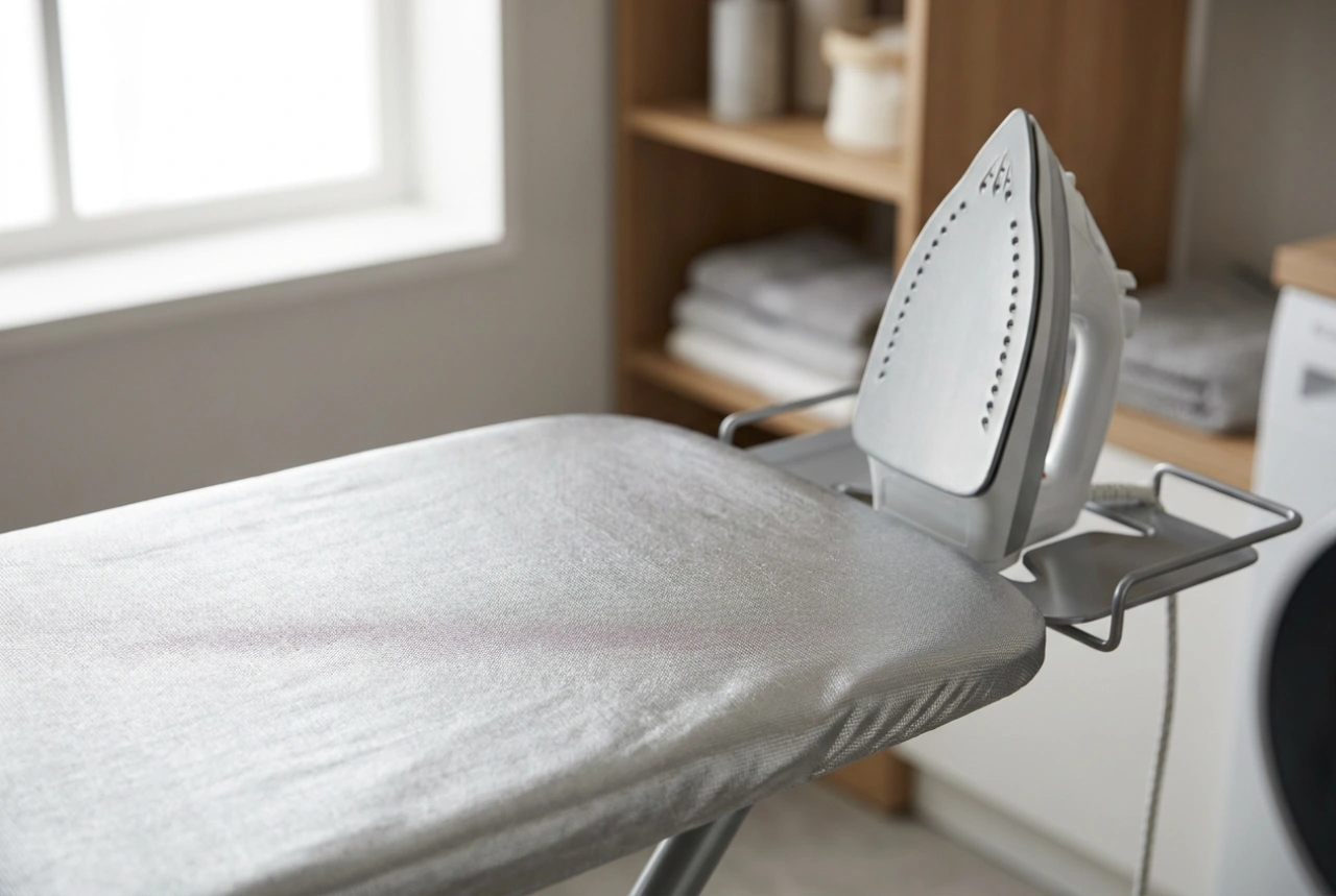 Welche Materialien für Bügelbrettbezüge reflektieren Wärme optimal?