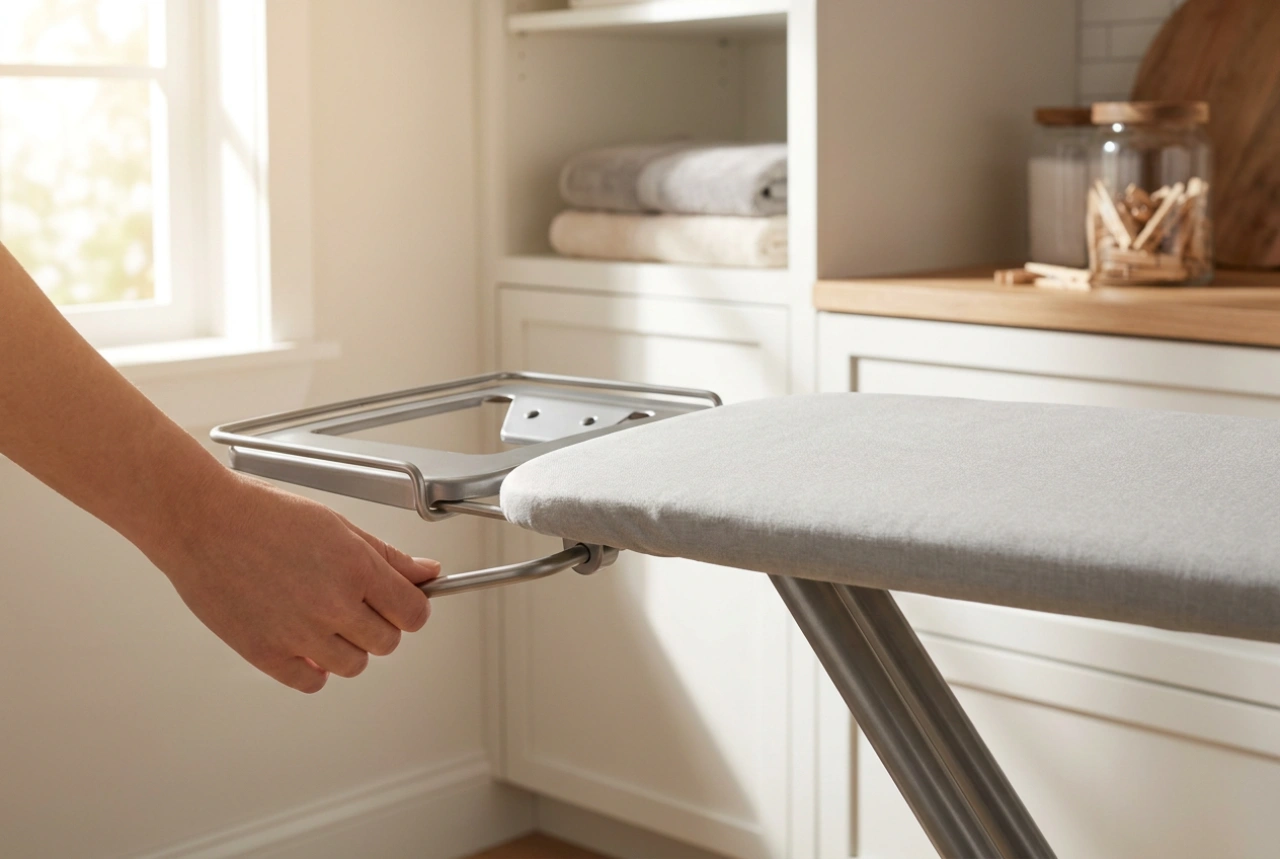 Klappbare Bügelbretter: Die optimale Höheneinstellung für ergonomisches Arbeiten