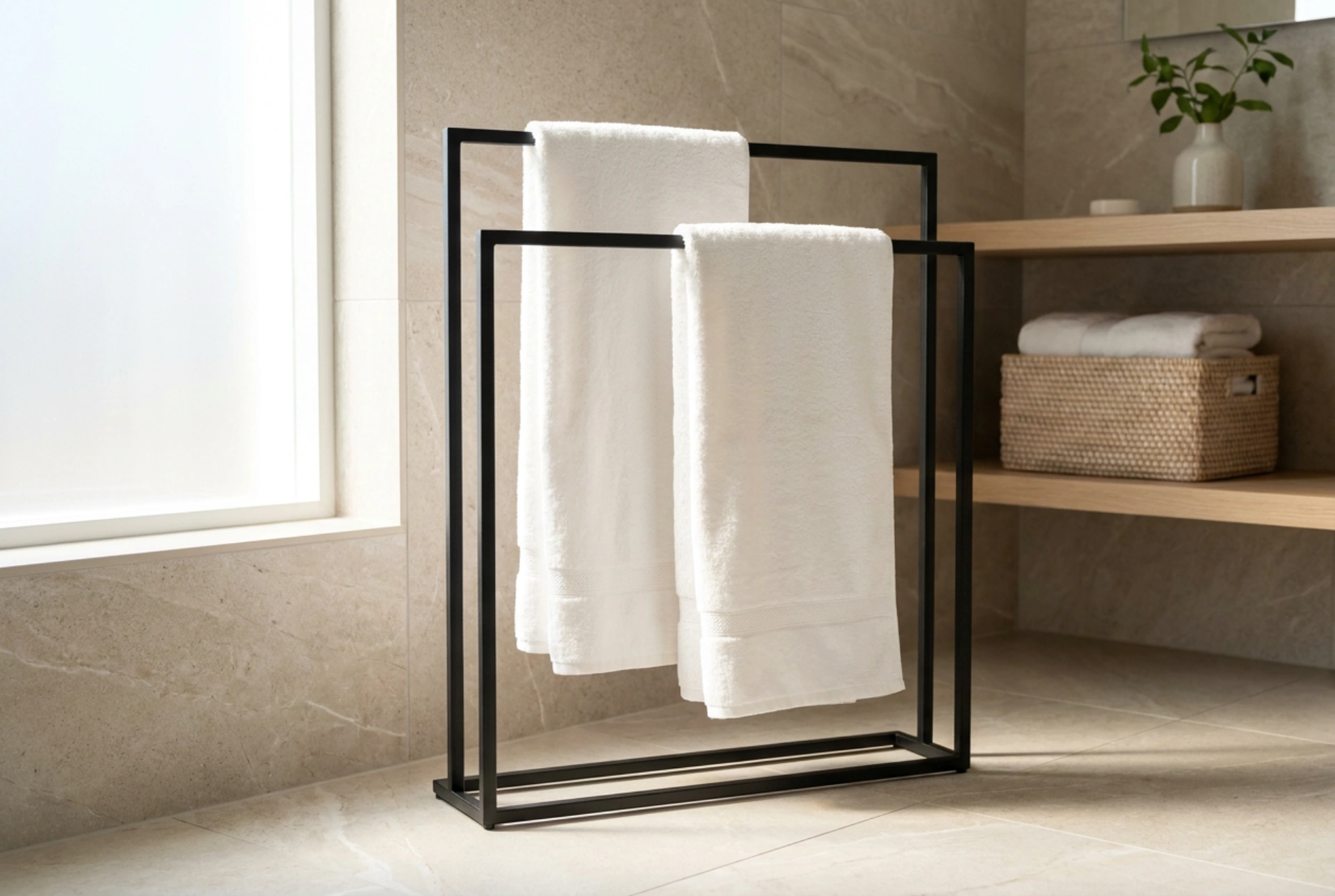 Der Handtuchständer im Badezimmer: Optimale Positionierung für beste Luftzirkulation