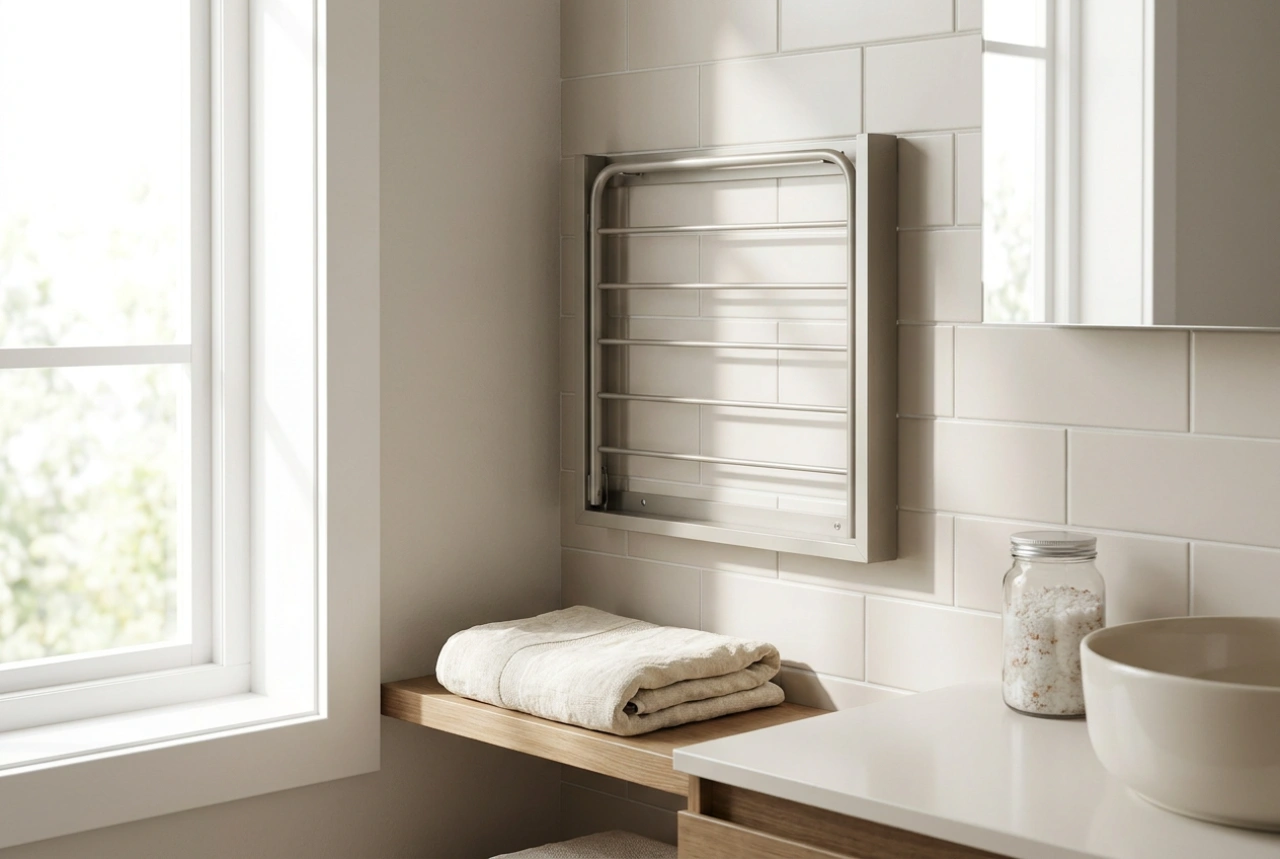 Wie Sie einen Wandwäschetrockner im Badezimmer optimal planen