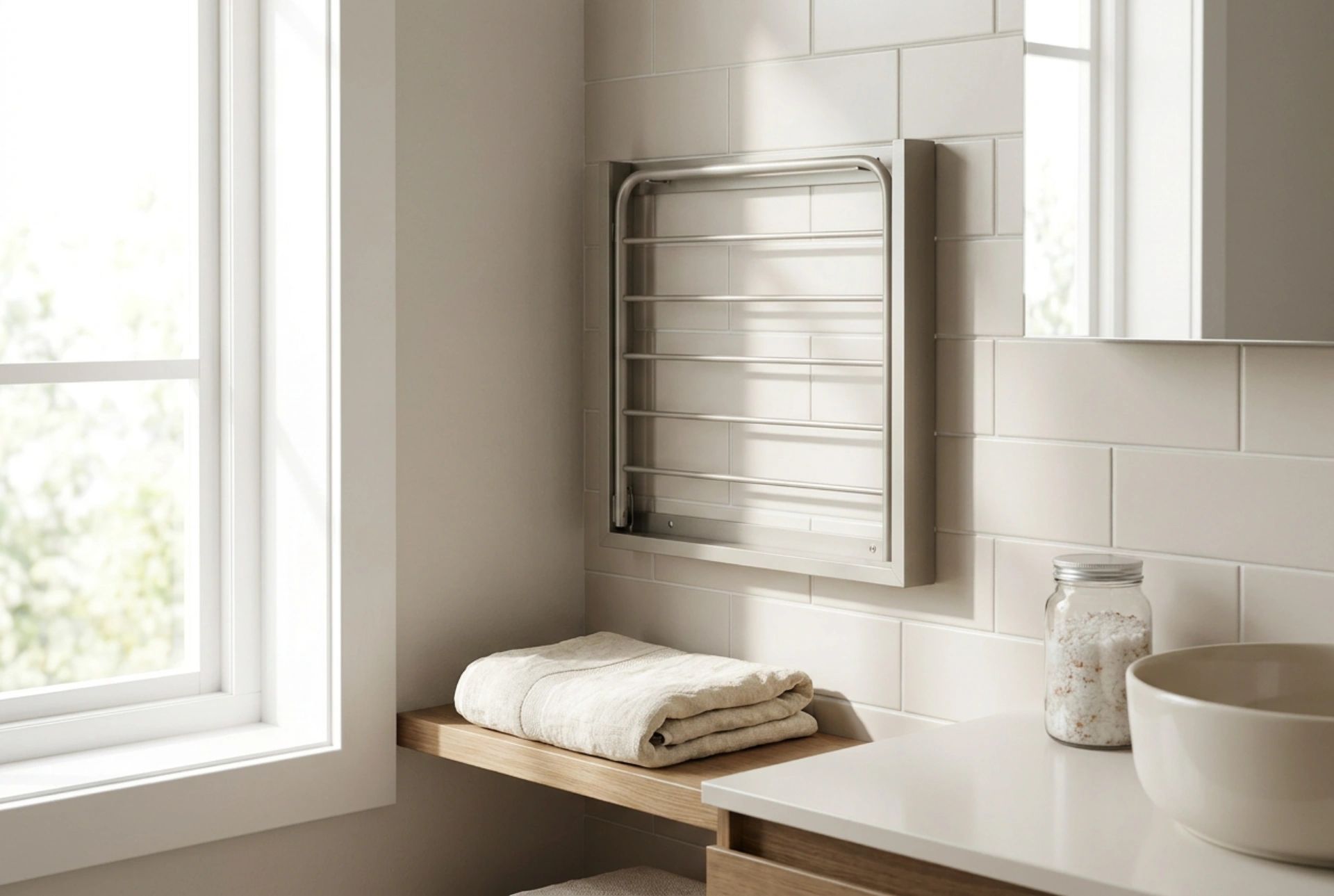 Wie Sie einen Wandwäschetrockner im Badezimmer optimal planen