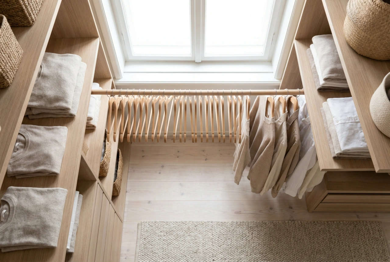 Kleiderschrank von innen planen: Unverzichtbare Zonen und ergonomische Aufteilung
