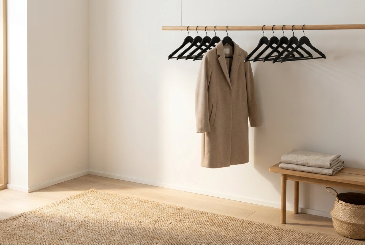 Jacken an der Garderobe ordnen: Systematische Flurgestaltung ohne Überlastung