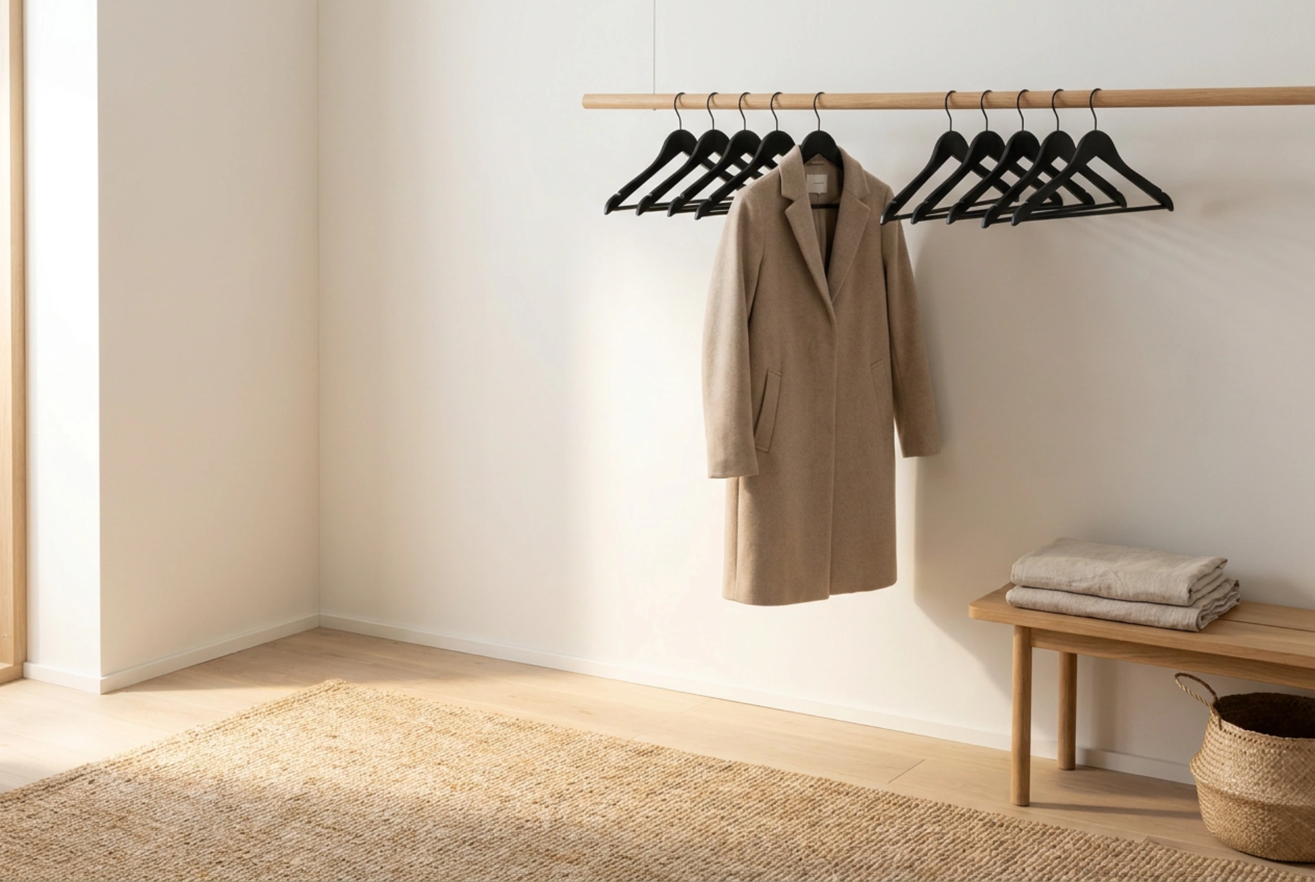 Jacken an der Garderobe ordnen: Systematische Flurgestaltung ohne Überlastung