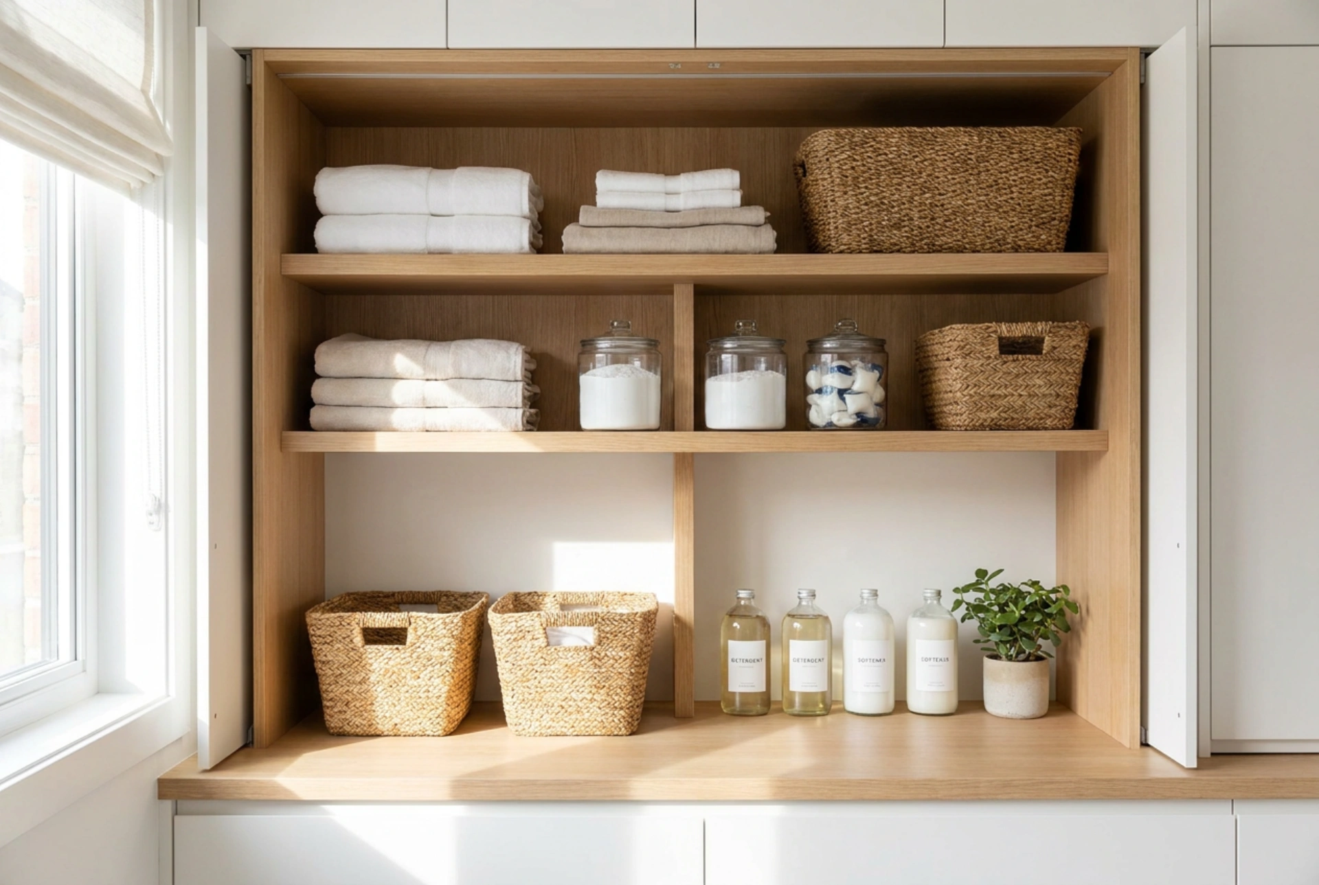 So planen Sie den perfekten Einbauschrank für Waschmaschine und Waschmittel