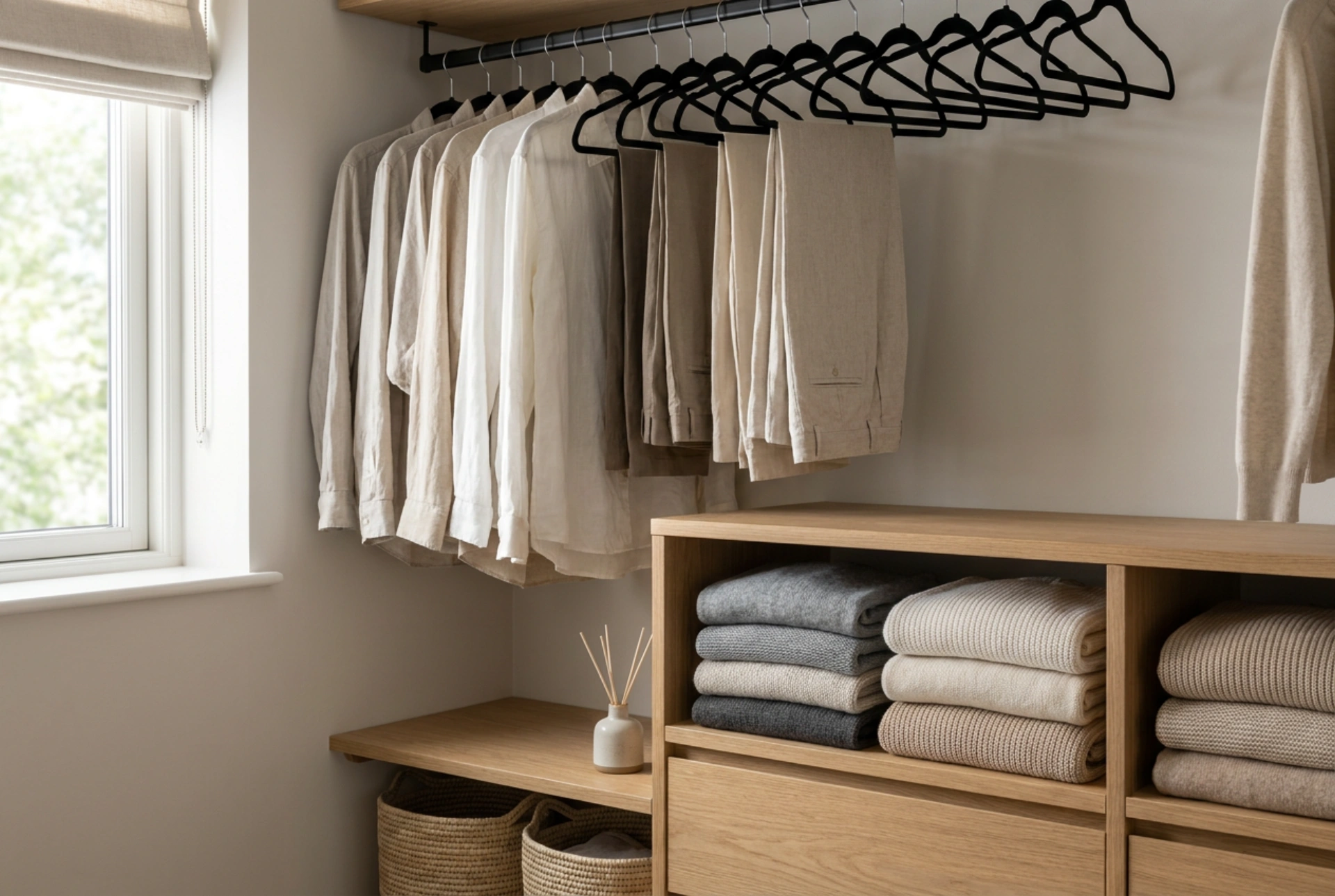 Wie Sie den Platz im Kleiderschrank maximieren, ohne neue Möbel aufzustellen