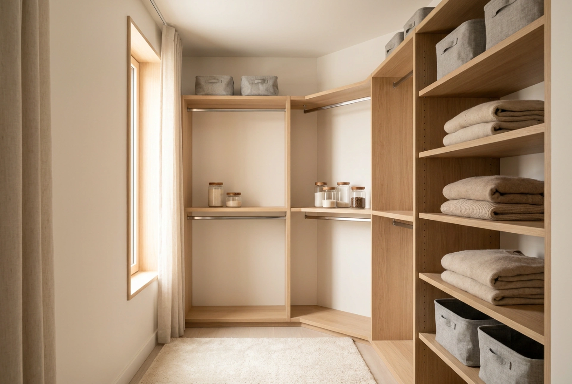 Eckkleiderschrank im Schlafzimmer: So nutzen Sie schwierige Nischen optimal