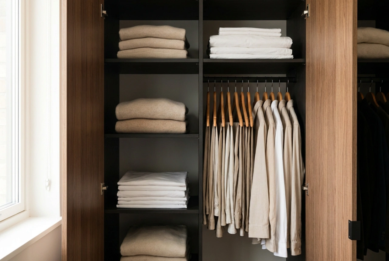 Wie man einen modernen Kleiderschrank wählt, ohne auf Ordnung zu verzichten