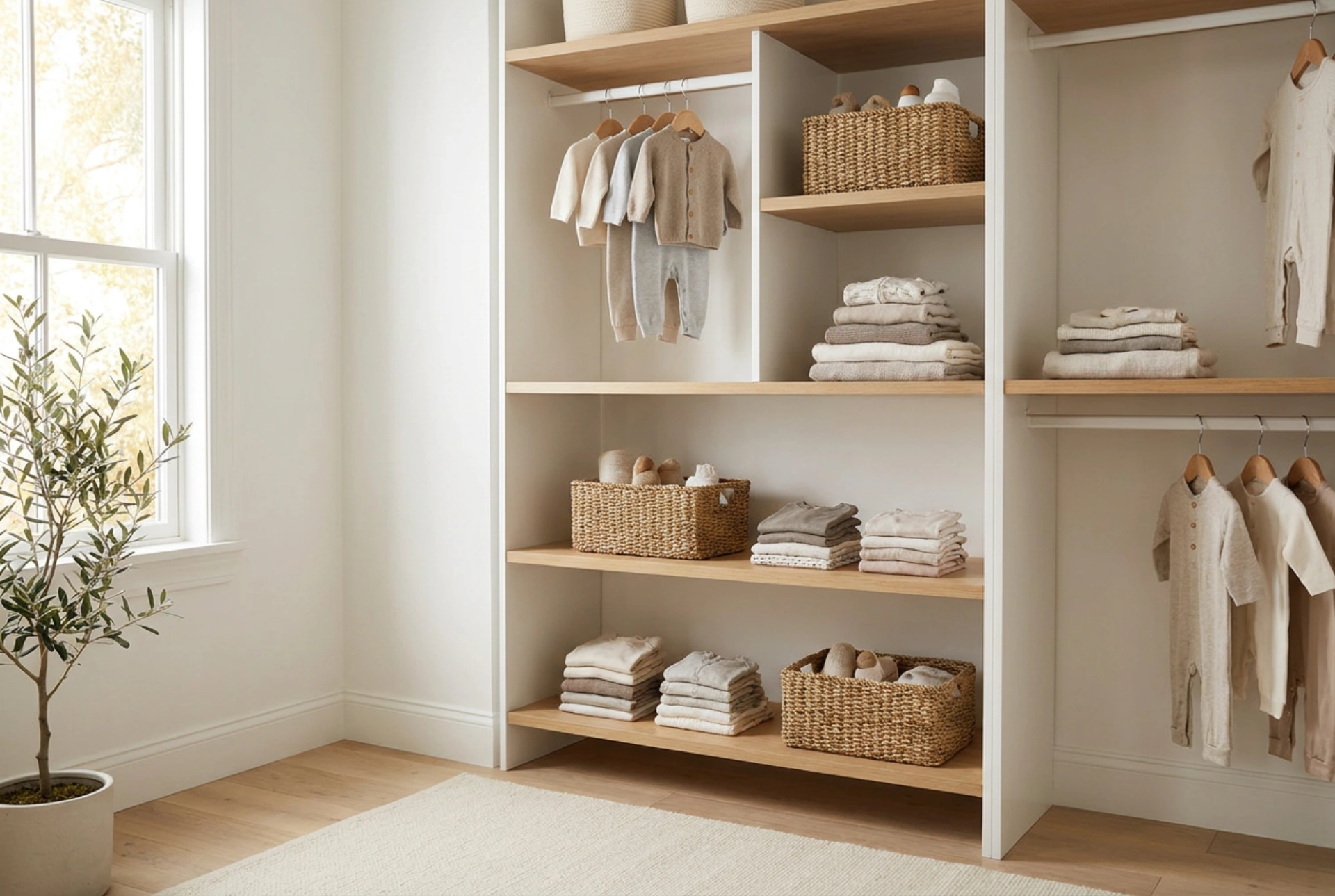 Wie ein weißer Kleiderschrank im Kinderzimmer Struktur und Ordnung lehrt