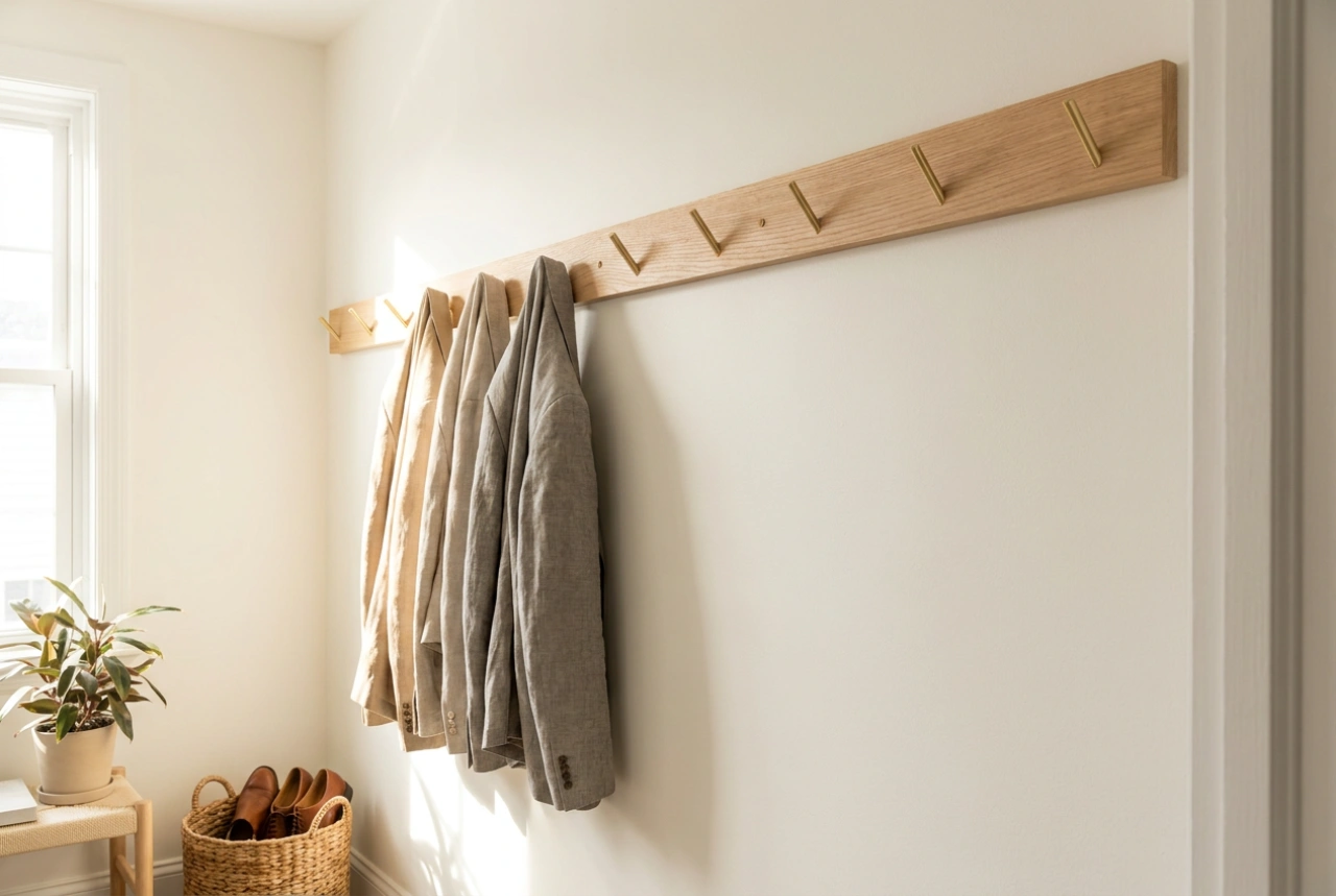 Flurgarderobe für kleine Räume: Maximaler Stauraum auf minimaler Wandfläche