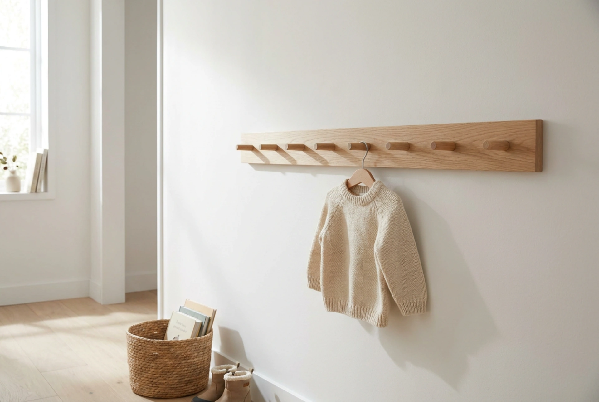 Kindergarderobe für selbstständiges Aufräumen: Die optimale Ergonomie im Flur