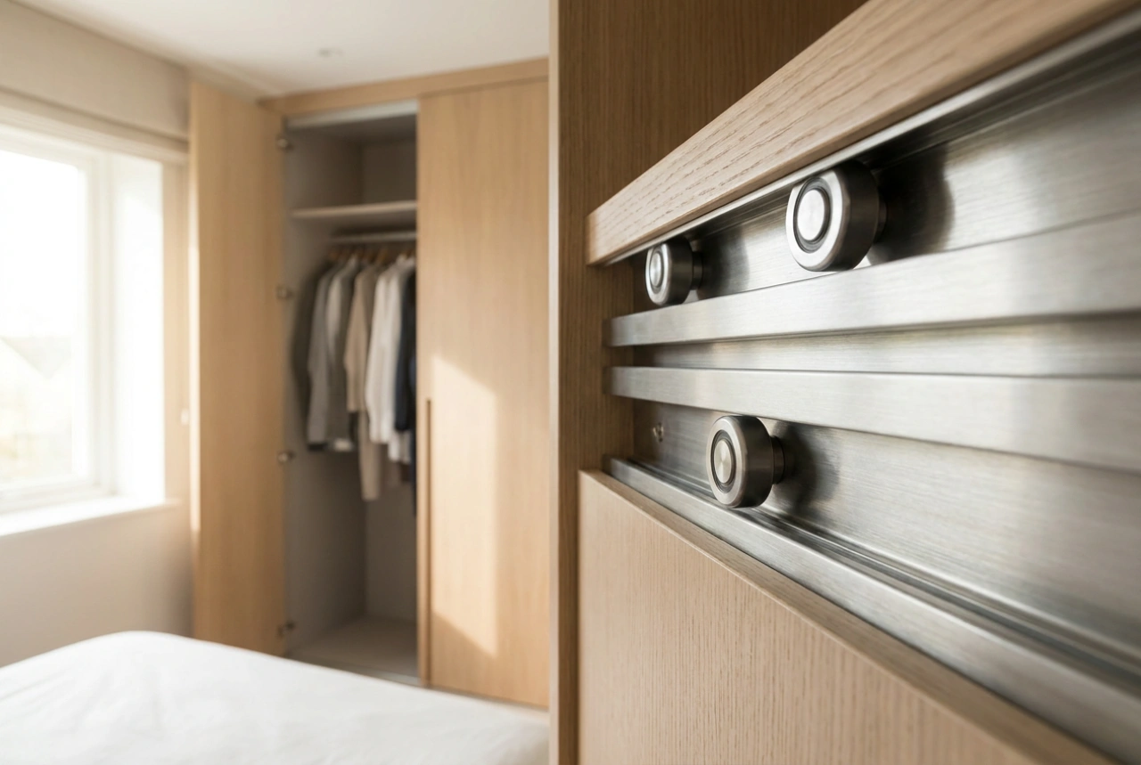 Schiebetüren im Kleiderschrank sicher montieren: Eine Schritt-für-Schritt-Anleitung